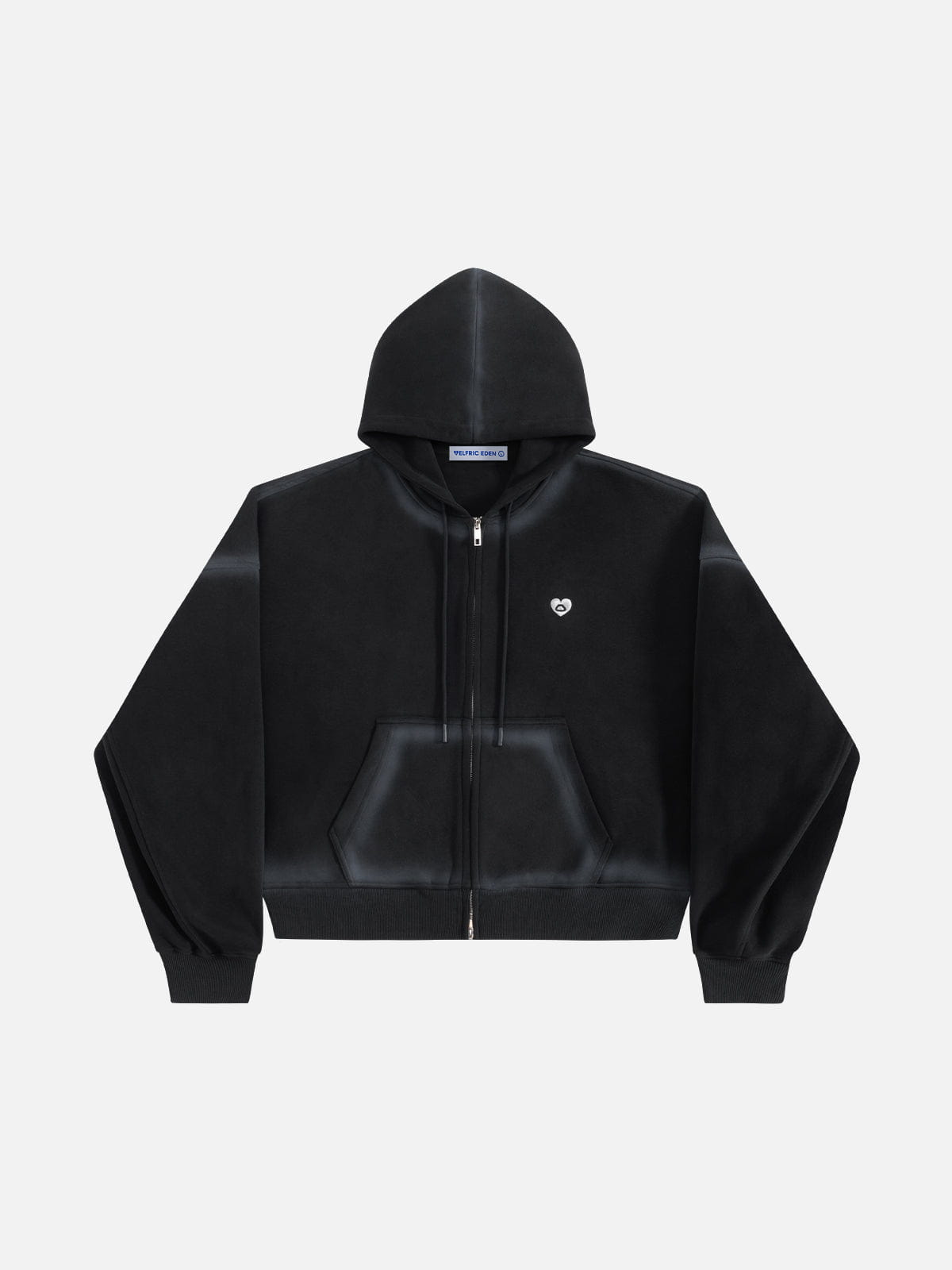 Alternative view of Aelfric Eden Boxy Washed Double Zip Up Hoodie
