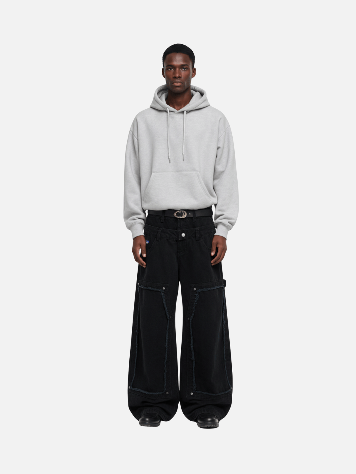 Aelfric Eden Double Waist Distressed Baggy Pants