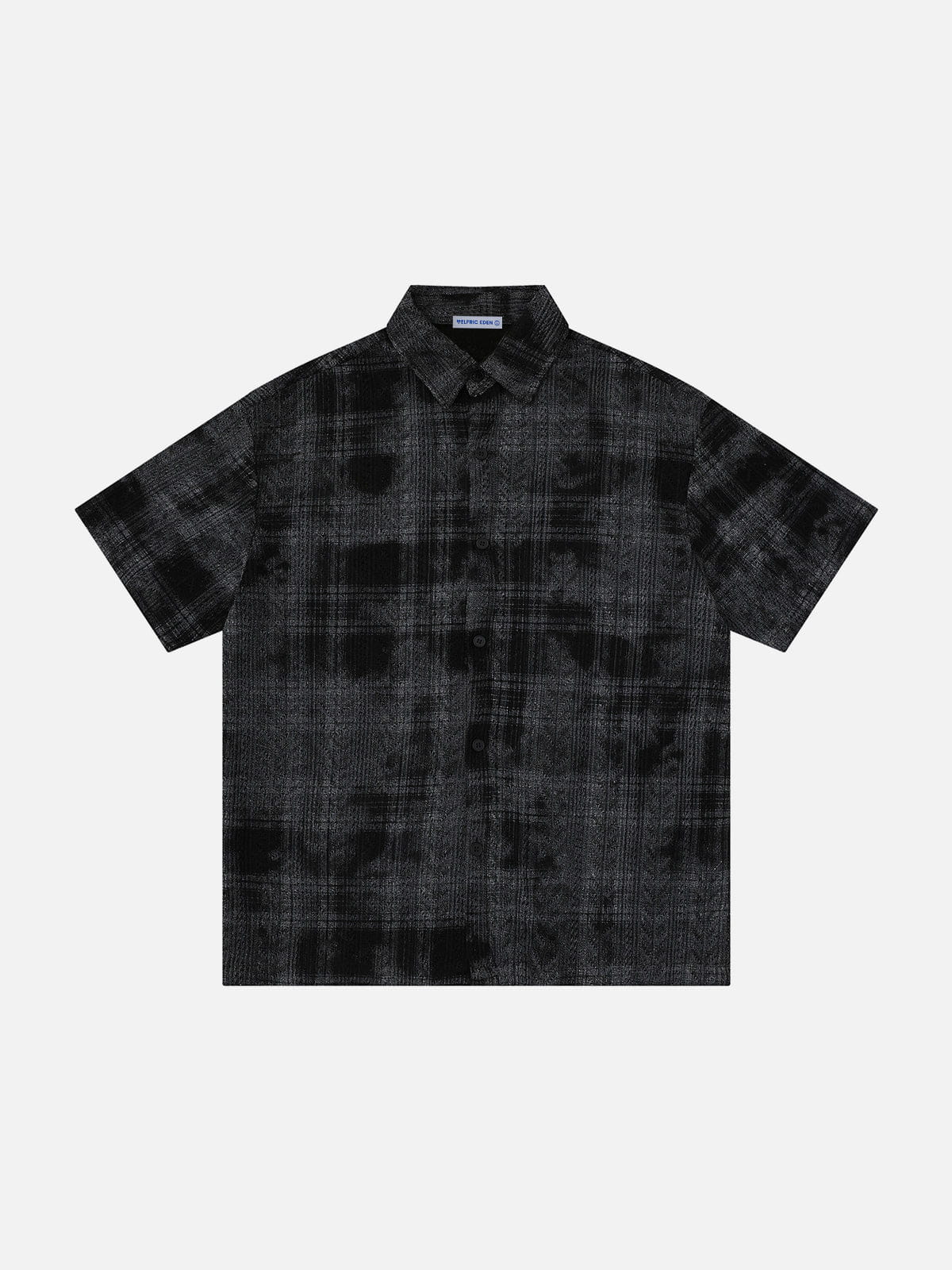 Aelfric Eden Textured Plaid Short Sleeve Shirt