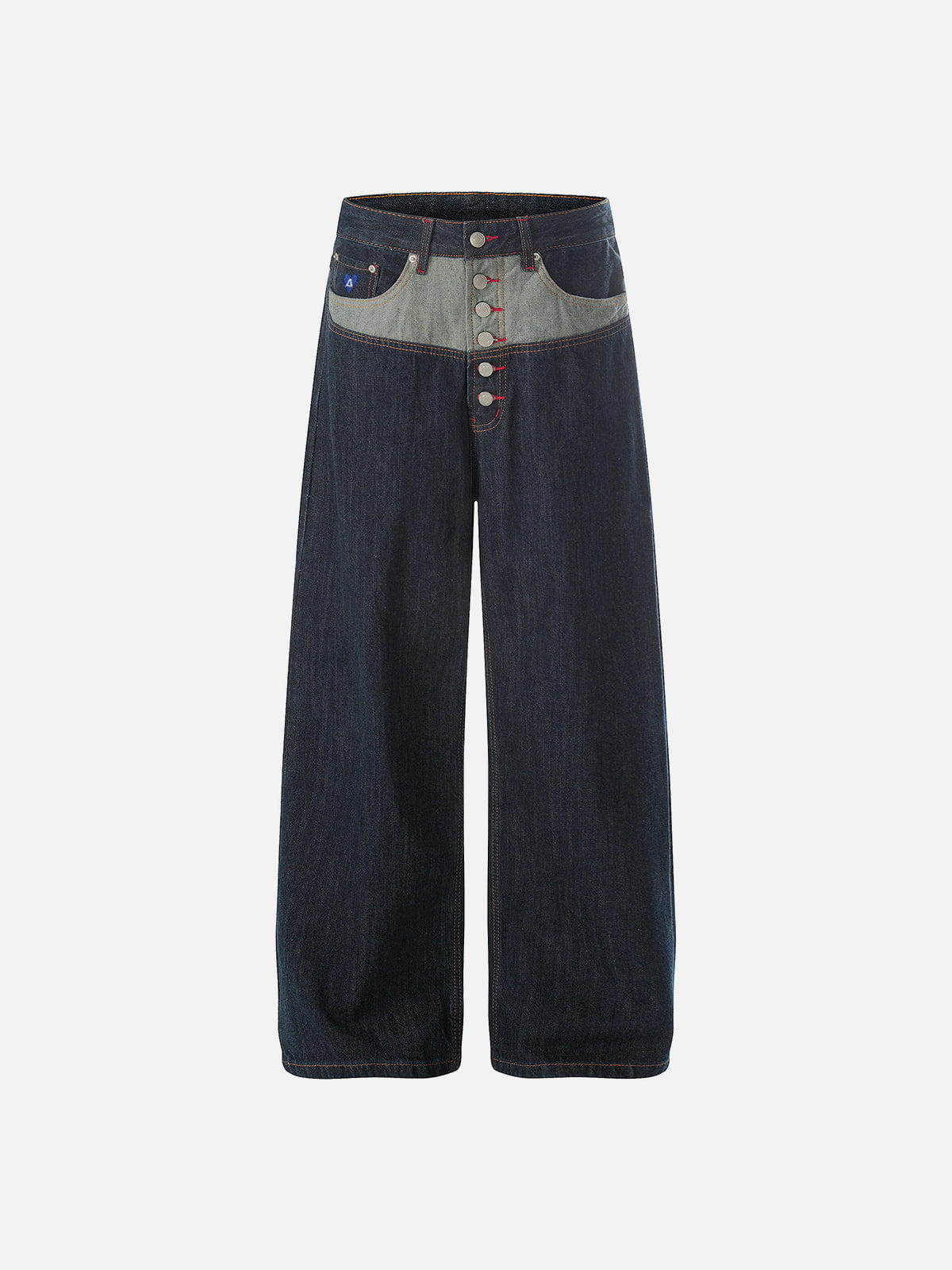 Aelfric Eden Panel Button Baggy Jeans